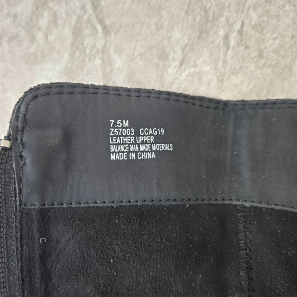 Born Of Concept Knee High Boots 7.5 Black Suede Equestrian Western Riding Tall - Picture 10 of 15